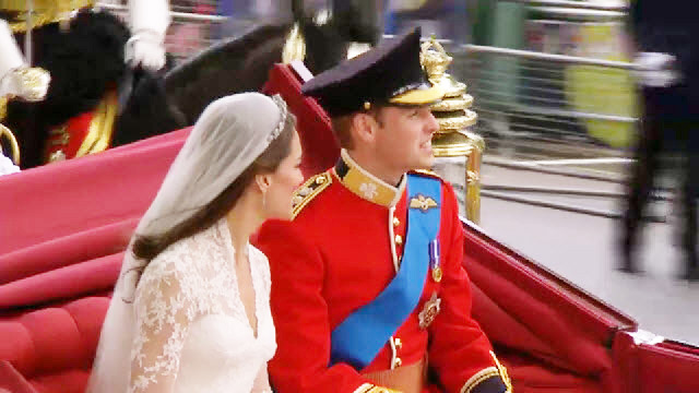 royal wedding procession