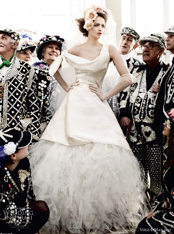 Vogue Wedding May 2011 - Mario Testino bridal photo shoot "Wedding Belles"