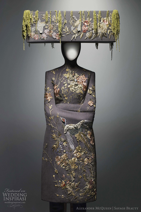 alexander mcqueen savage beauty - 2011 wedding dress inspiration from the savage beauty exhibition at The Costume Institute of the Metropolitan Museum of Art, New York   