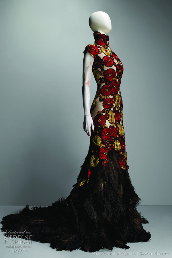 Alexander McQueen Wedding Dress Inspiration from the Savage Beauty ...