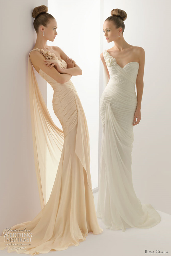 color wedding dresses 2012 rosa clara - hector