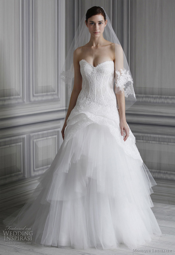 monique lhuillier 2012 bridal - pauline wedding dress