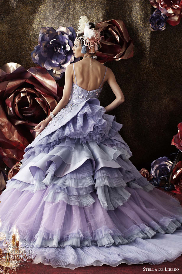 purple wedding dress stella de libero bridal collection 2011 purple wedding dress stella de libero bridal collection 2011