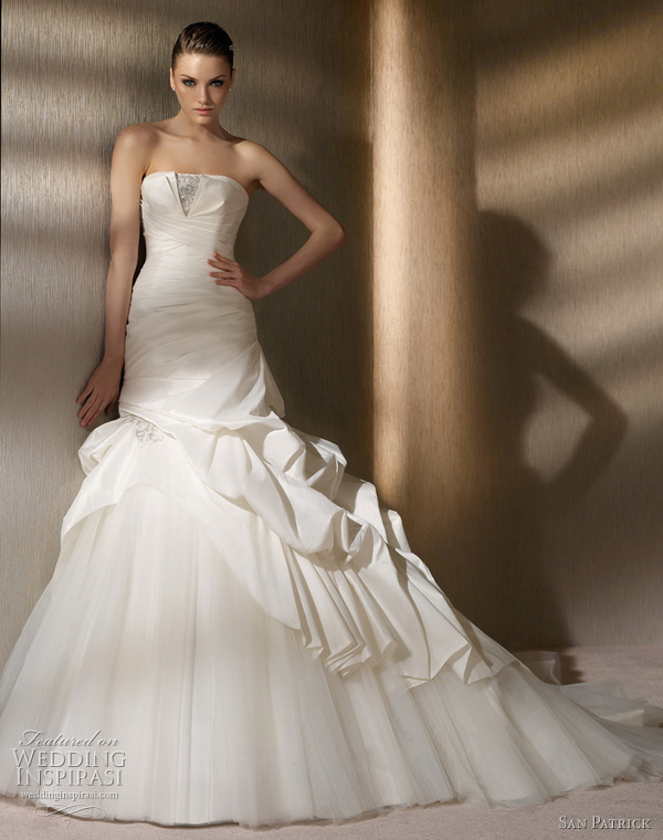 san patrick 2012 wedding dresses - seduccion crumb catcher neckline bridal gown