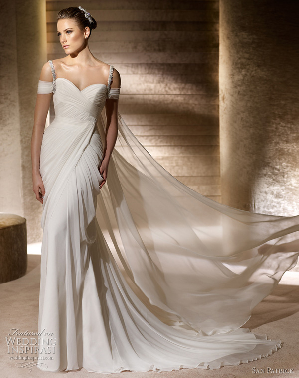 san patrick sendero 2012 grecian wedding dress