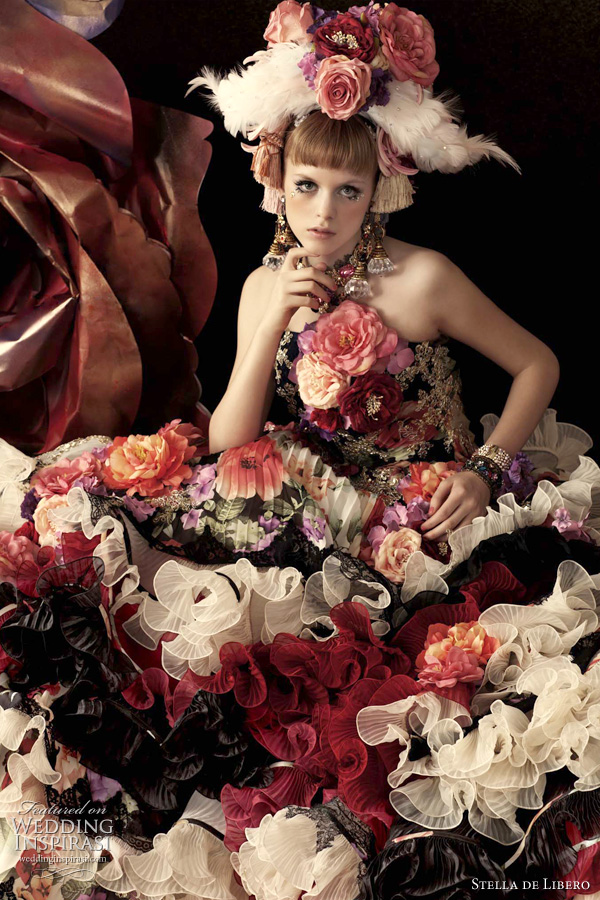 wedding dress flowers stella de libero wedding dress flowers stella de libero