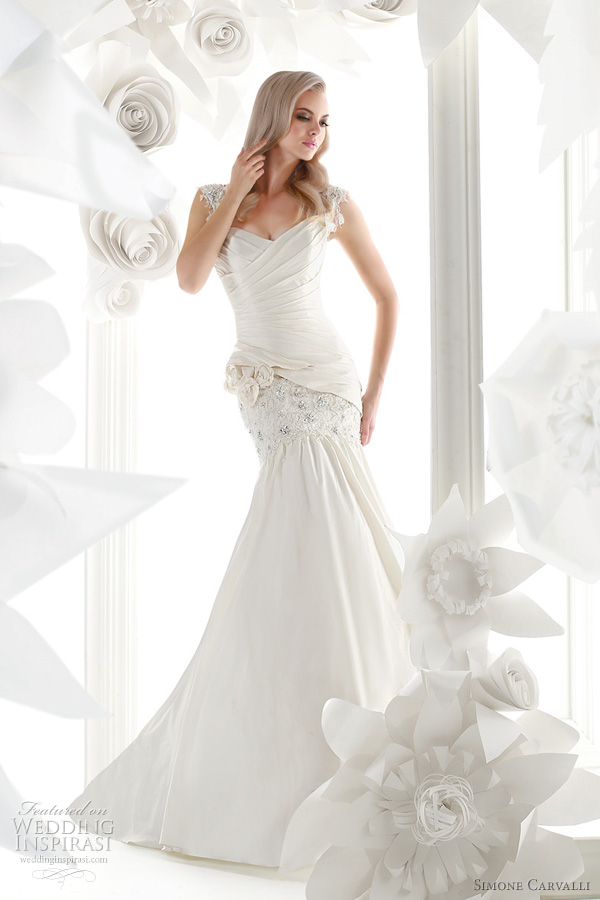 2012 simone carvalli collection - 90057 wedding dress