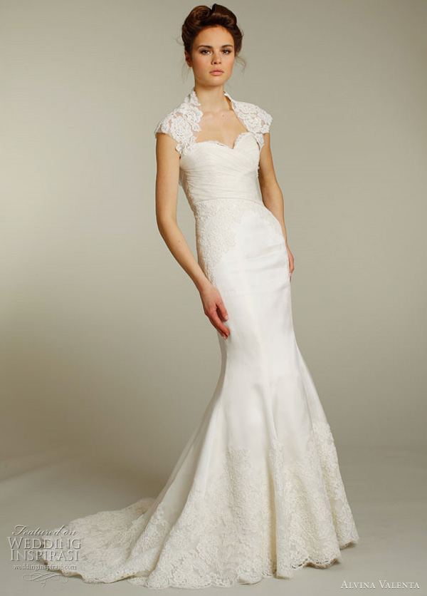 alvina valenta 2012 weddding dress 9153