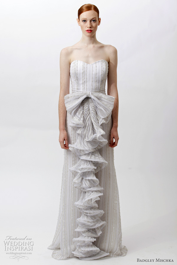 badgley mischka resort 2012 wedding dress