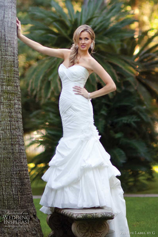 private label by g 1446 wedding dress spring 2011