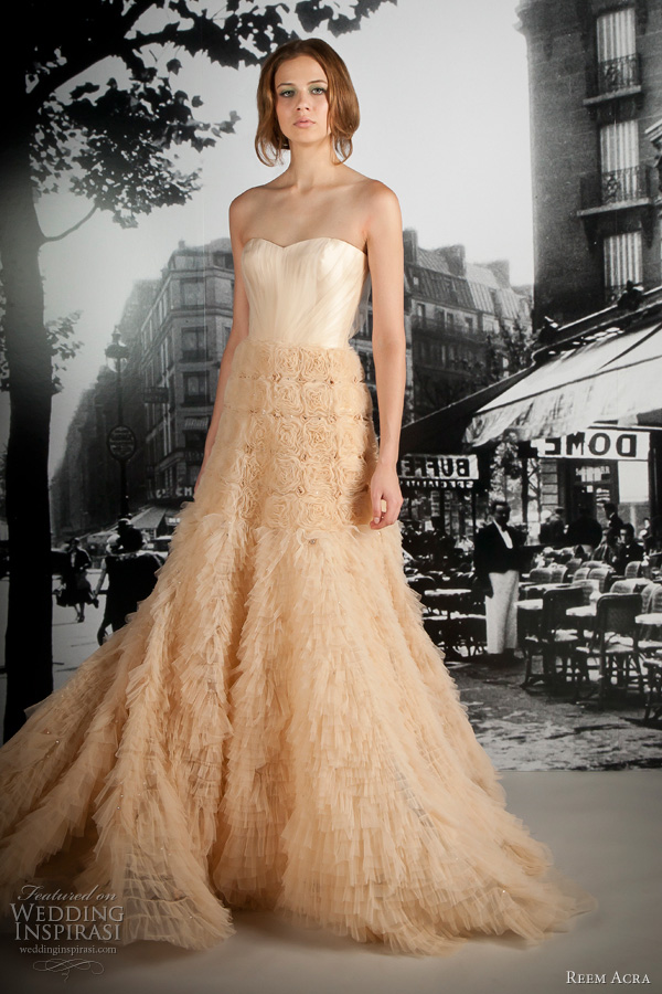 reem acra 2012 wedding dress