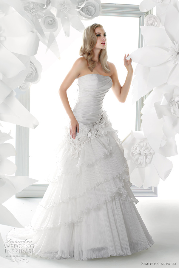simone carvalli 2012 spring bridal collection  -- 900063 wedding dress