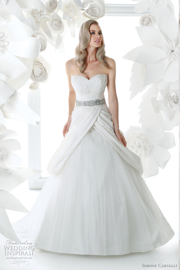 simone carvalli wedding dress spring 2012 - style 90069