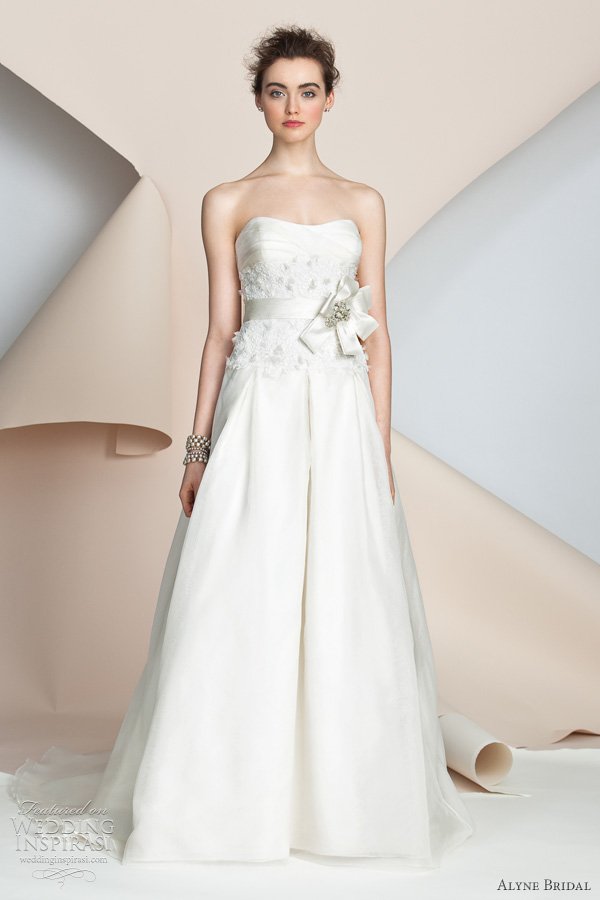 alyne bridal 2012 spring melody wedding dress