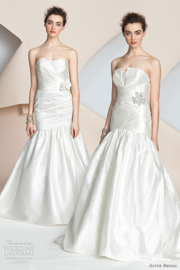 alyne-wedding-dresses - Spring 2012 collection Kelly and Madeline bridal gowns