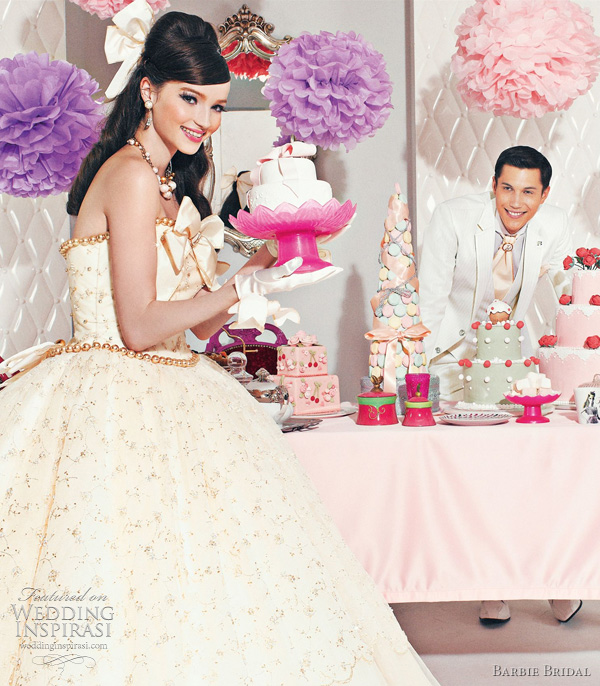 barbie wedding theme