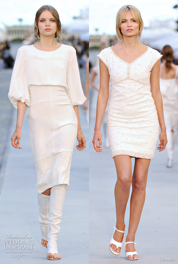 chanel resort 2012 short dresses