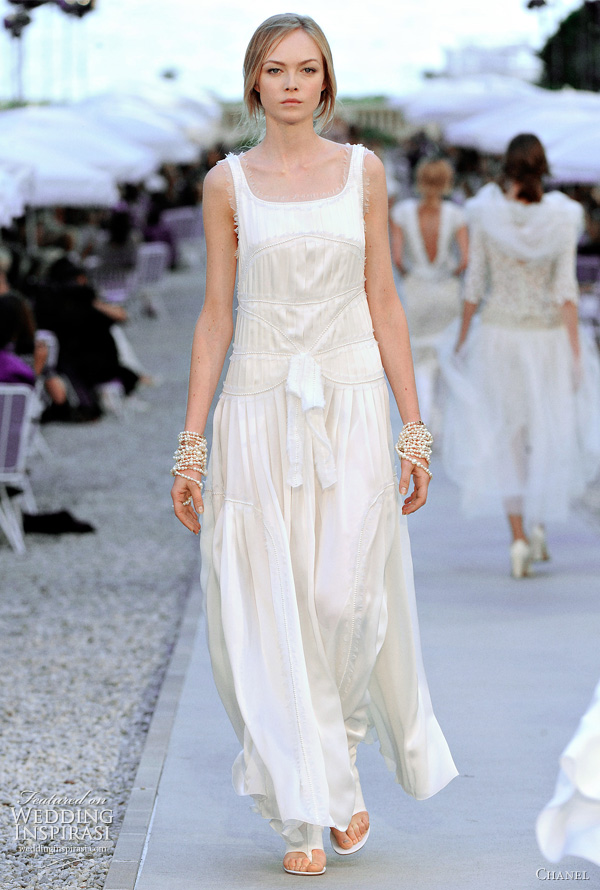 chanel wedding dress resort 2012 chanel wedding dress resort 2012