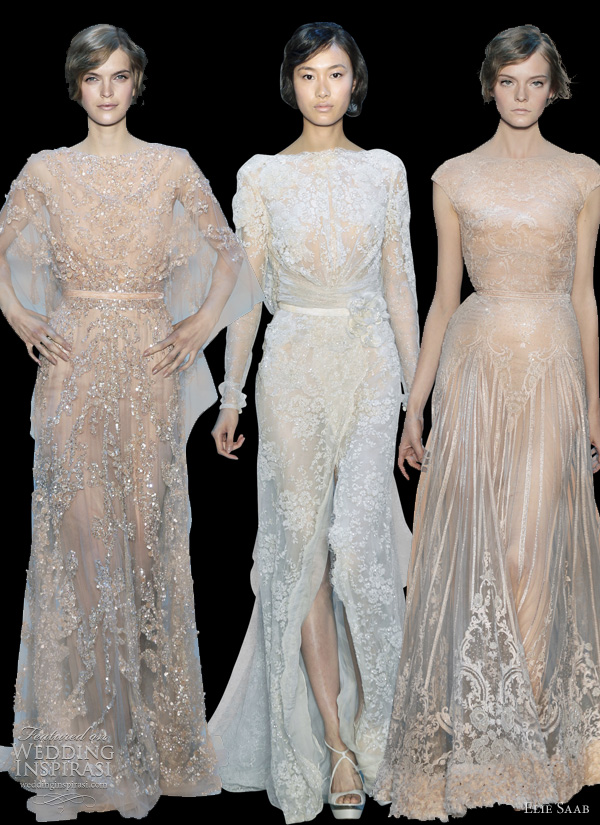 elie saab wedding dresses 2011 fall couture