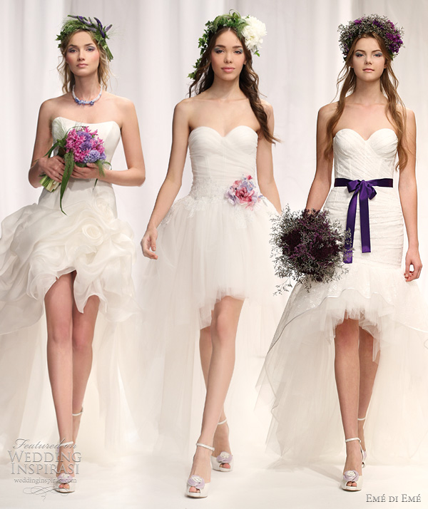 eme di eme mullet wedding dress - adriatica, corsica and bologna short to long gowns eme di eme mullet wedding dress - adriatica, corsica and bologna short to long gowns