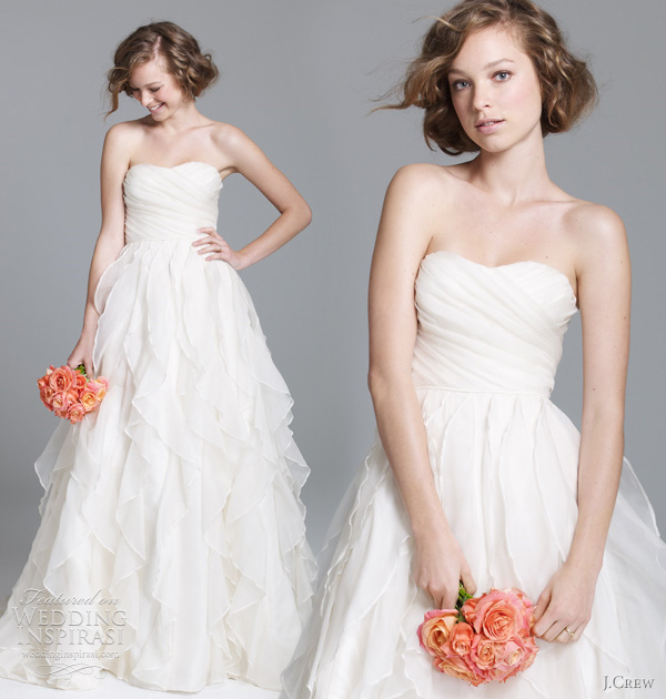 j crew wedding dress