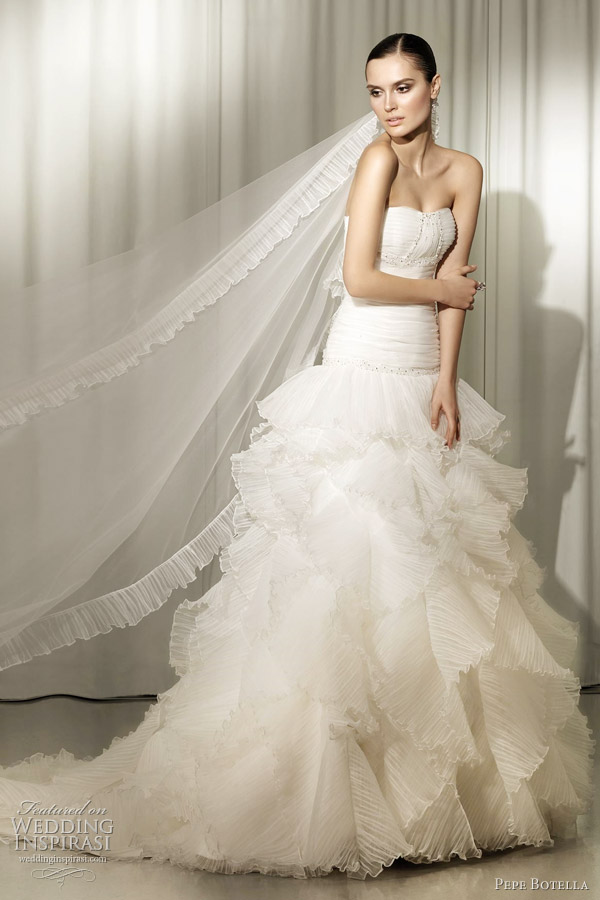 beautiful wedding dresses 2012 pepe botella