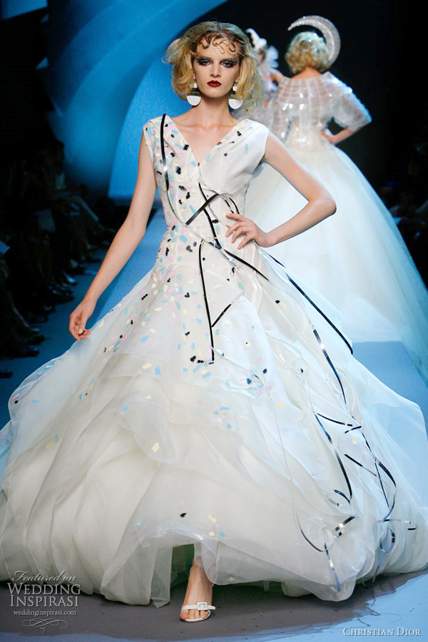 christian dior couture wedding dresses fall 2011