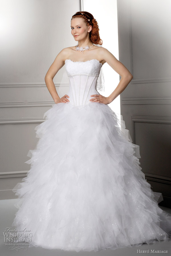 herve mariage 2012 - Look wedding dress