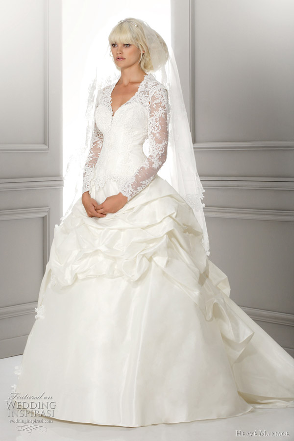 herve mariage lea princess wedding dress