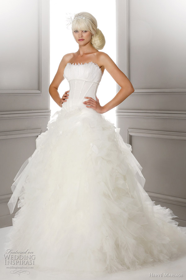 herve mariage luxe wedding dress