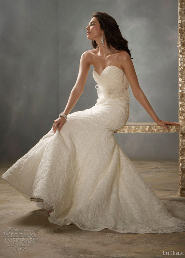 jim hjelm wedding gowns 8156