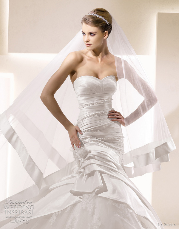 la sposa 2012 wedding veils - Sandra wedding dress