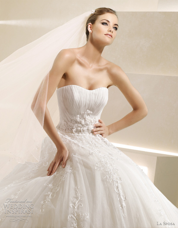 la sposa sandalo wedding dress