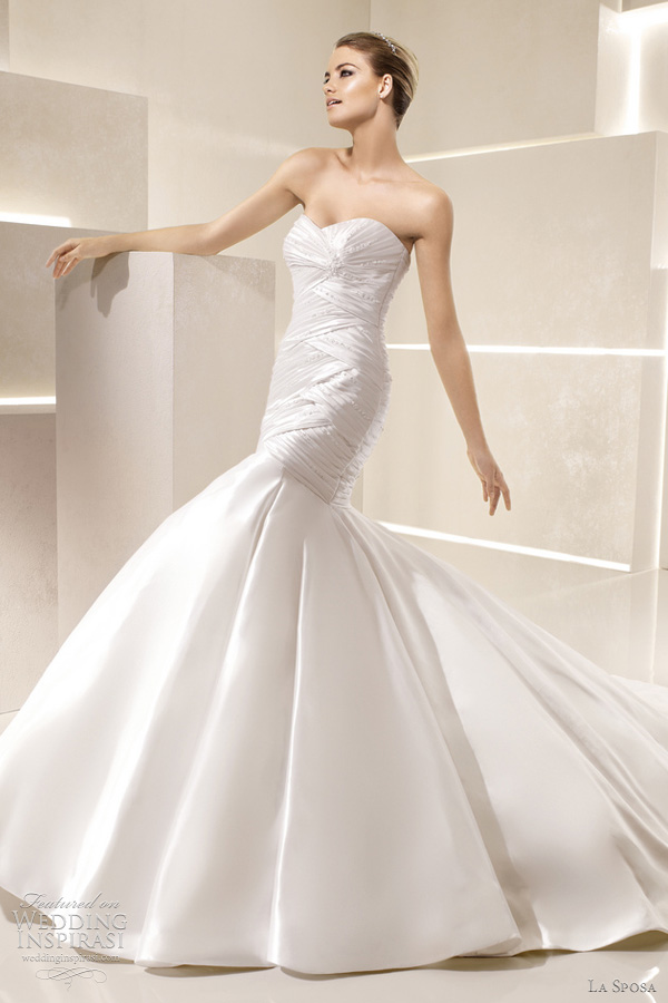 la sposa wedding dress 2012 - samba bridal gown