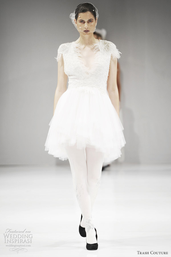 trash couture ballet inspired wedding dresses