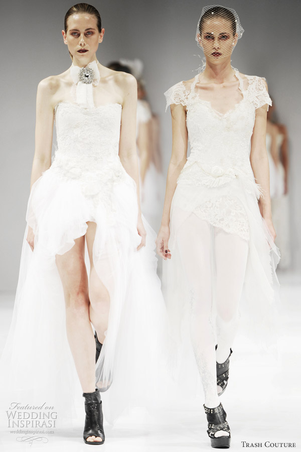 trash couture wedding dresses 2012