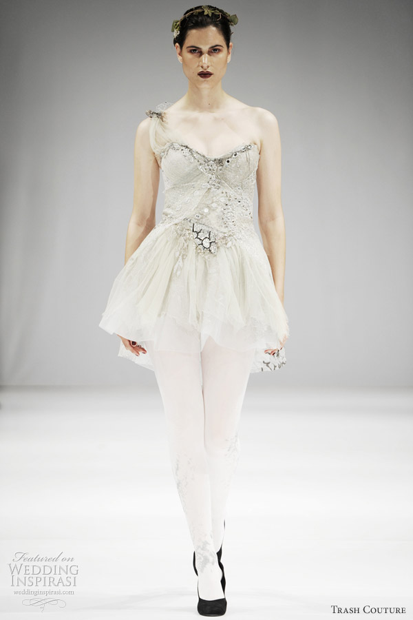 white swan ballet inspired wedding dresses