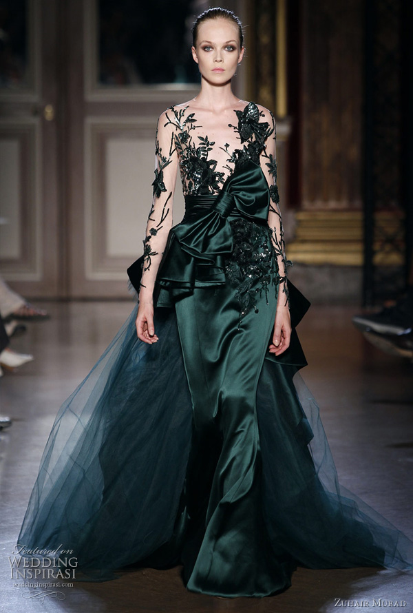 zuhair murad green dress