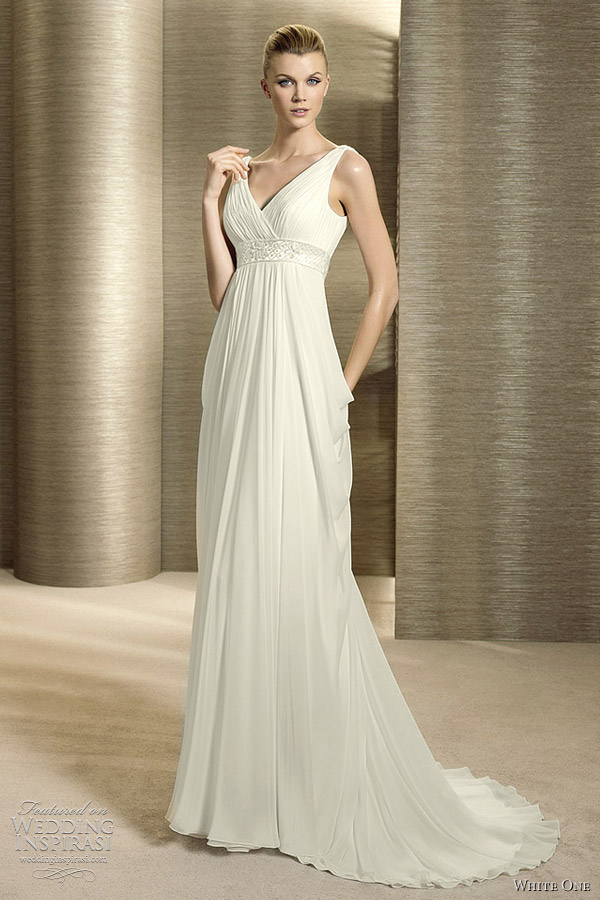 grecian wedding dresses white one