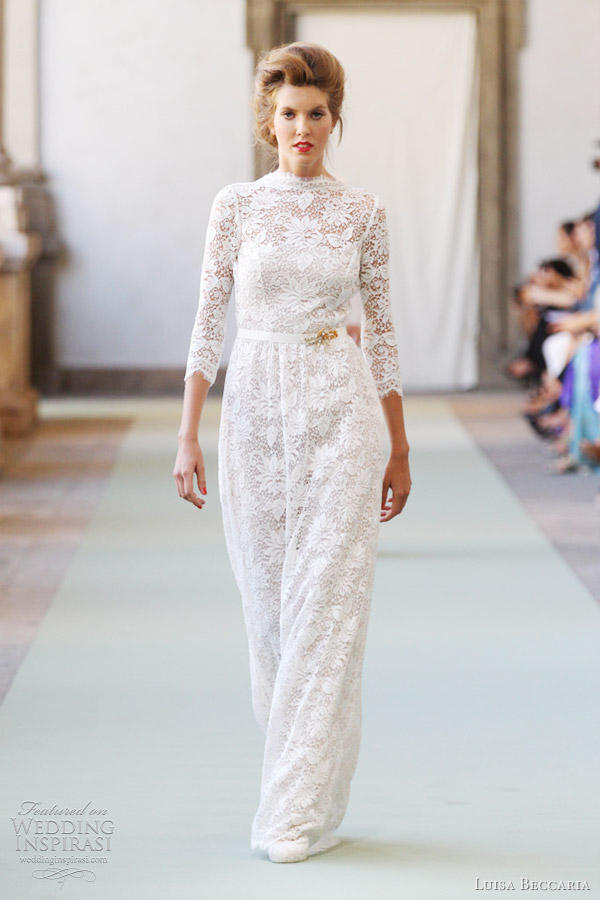 luisa beccaria lace dress spring 2012