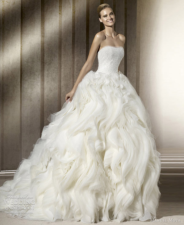 manuel mota 2012 wedding dresses escorial