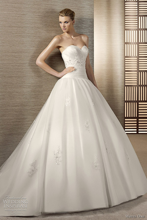 white one 2012 wedding dresses- Oviedo