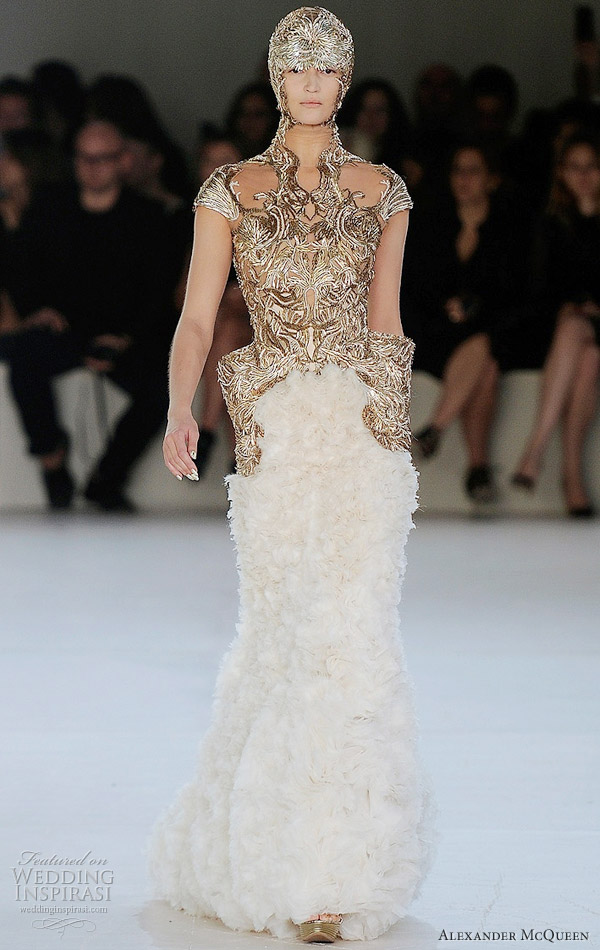 alexander mcqueen wedding dress 2012