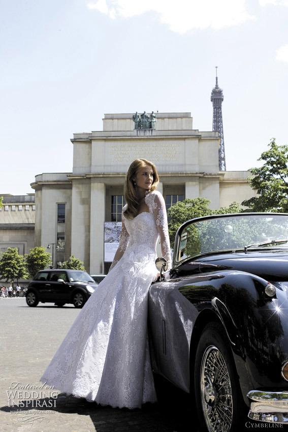 cymbeline france wedding dress 2012 - France long sleeve bridal gown