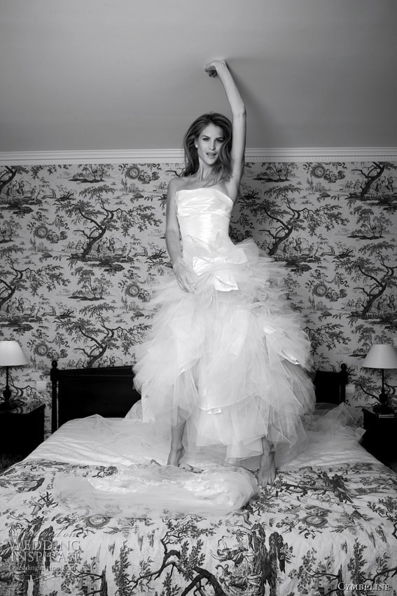 cymbeline wedding gown 2012 bridal collection - Fauvette