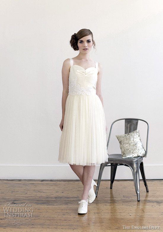english dept 2012 collection - Alabaster wedding dress english dept 2012 collection - Alabaster wedding dress