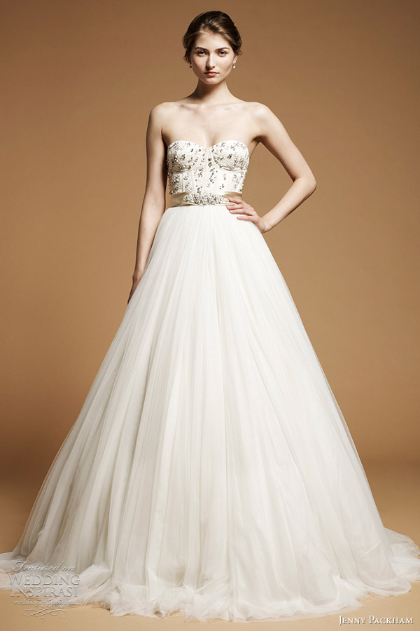 jenny packham 2012 bridal Anya ball gown wedding dress