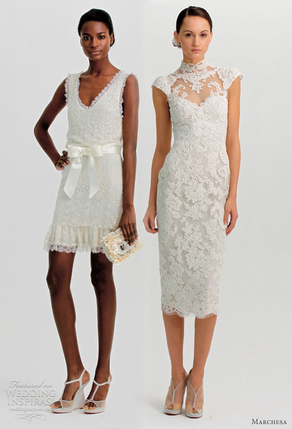 marchesa short wedding dresses 2012