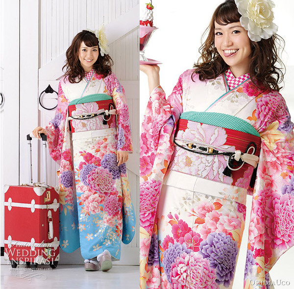 oshima yuko furisode kimono