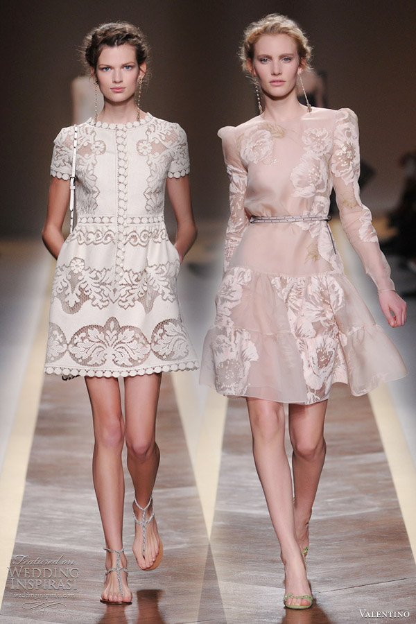 valentino 2012 short dresses valentino 2012 short dresses